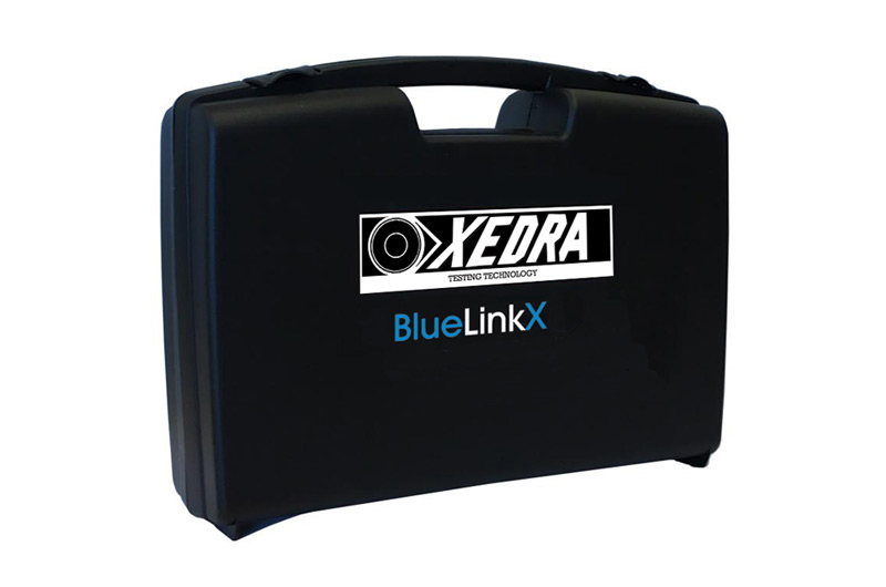 BlueLinkX data transmission device for the replacement of RS232 cable in the connection between individual equipments and between equipment and PC.